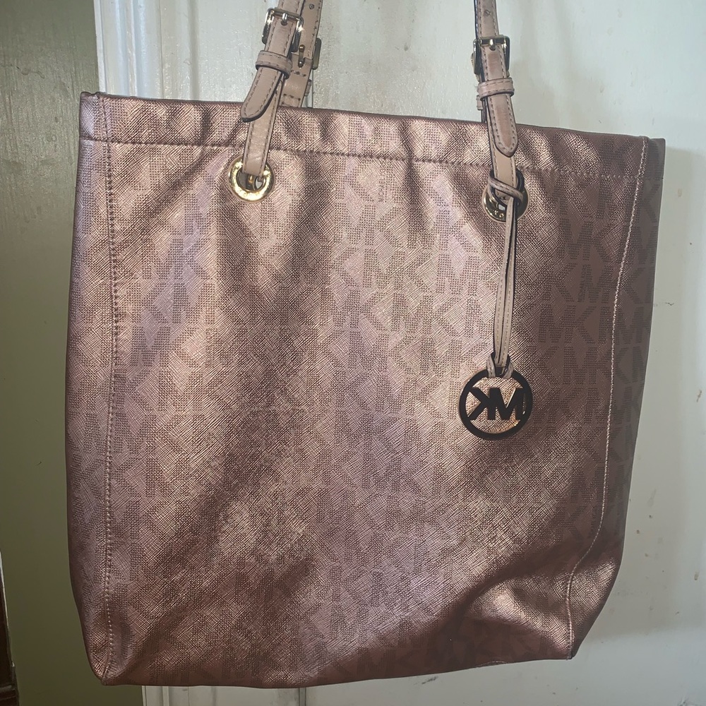Rose Gold Michael Kors Tote
